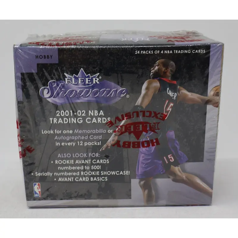 2001/02 Fleer Showcase Basketball Box (Hobby) (24/4)