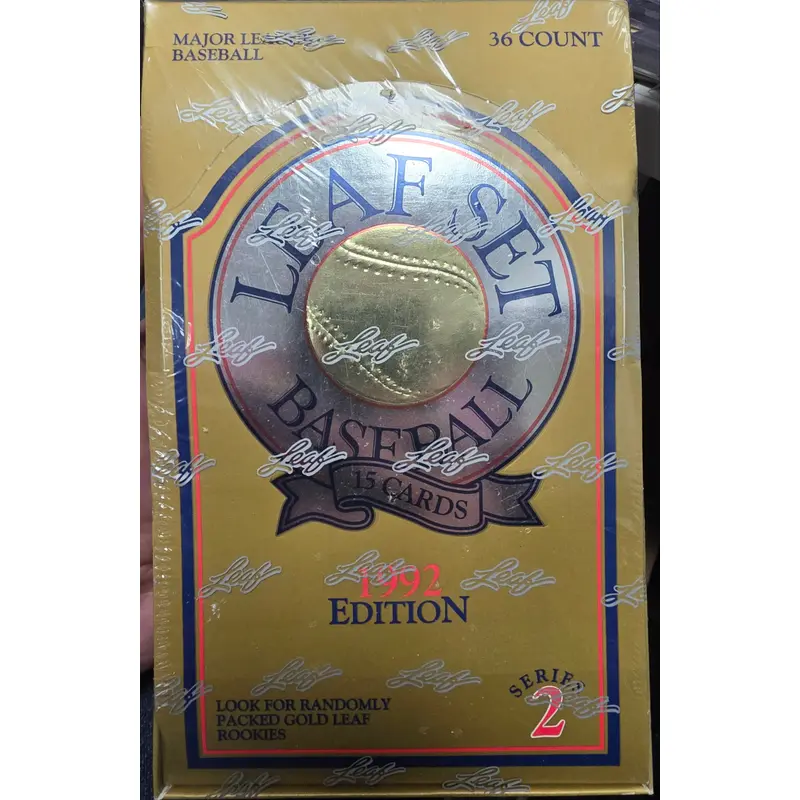1992 Leaf Baseball Series 2 Wax Box