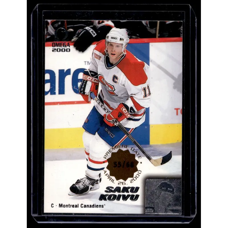 1999-00 Pacific Omega - Premier Date - Saku Koivu #119 /68