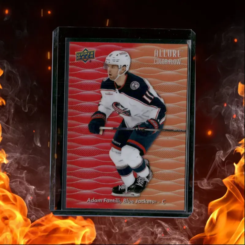 2023-24 Upper Deck Allure Adam Fantilli Color Flow - Red Orange Rookie #CF-5