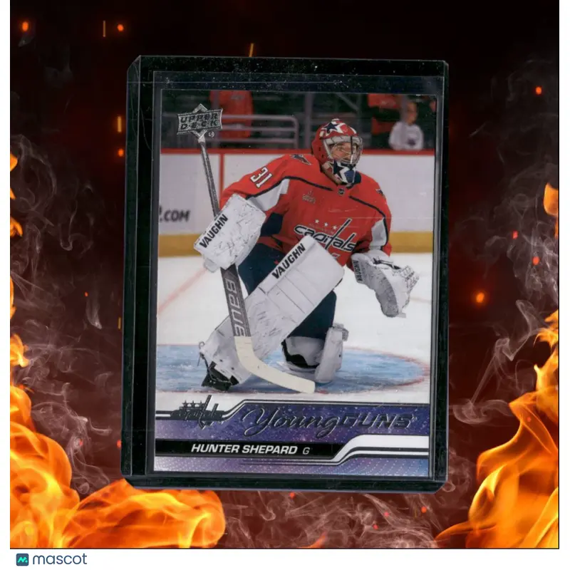 2023-24 Upper Deck Hunter Shepard Young Guns Rookie #491