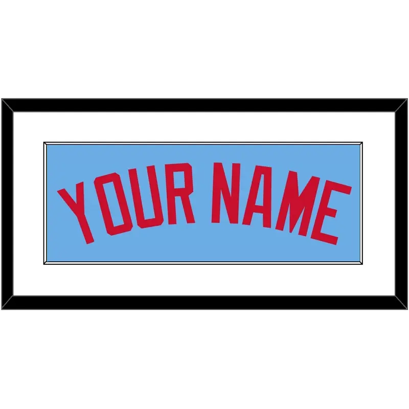 Minnesota Name - Alternate Light Blue - Single Mat 1