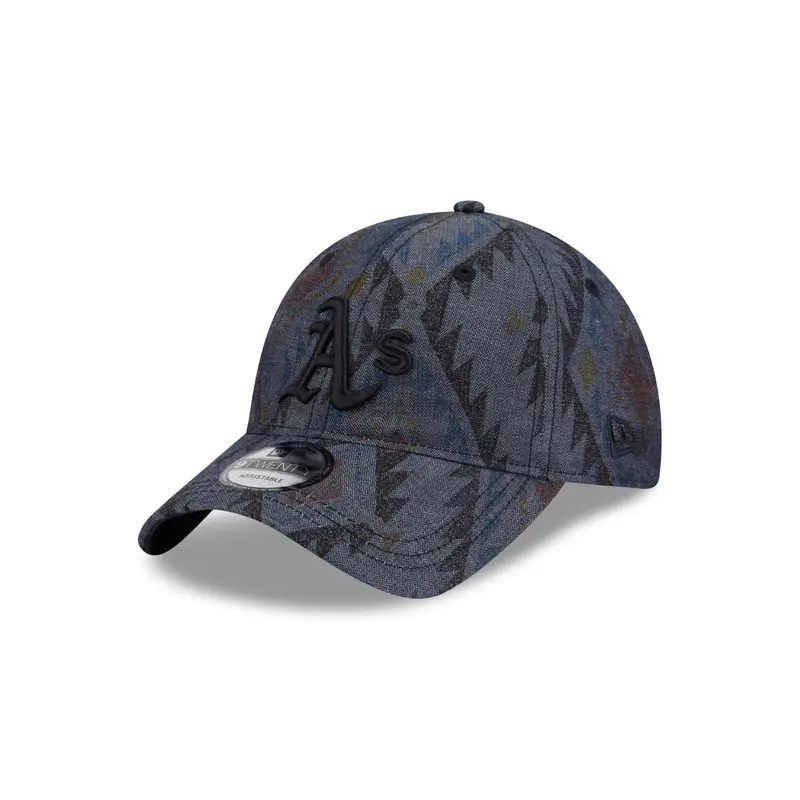 New Era - 9TWENTY - AZTEC PATTERN - Oakland Athletics - Navy