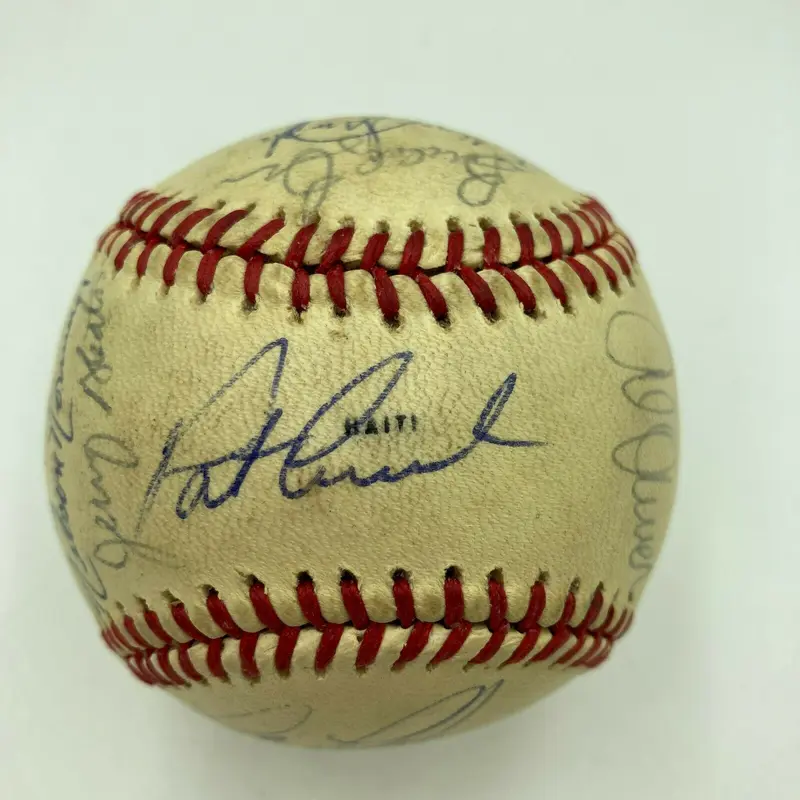 1979 Texas Rangers Team Signed Official American League Baseball PSA DNA COA