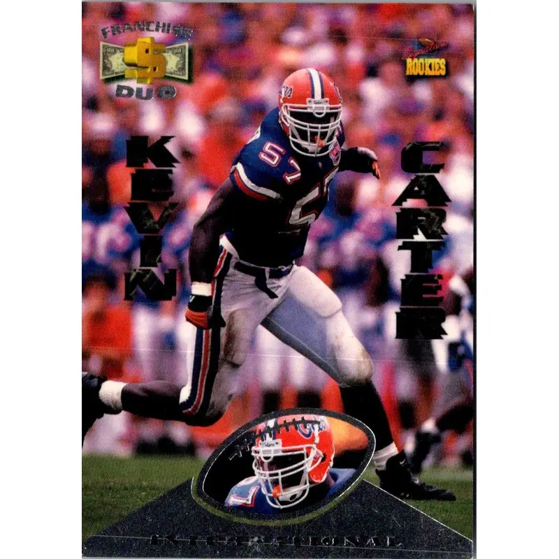 1995 Signature Rookies  International Franchise Duo Kevin Carter/Ki-Jana Carter #NNO3