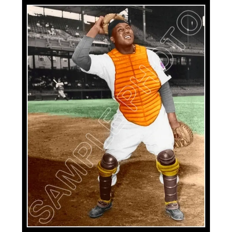 Josh Gibson Colorized 8X10 Photo - 367