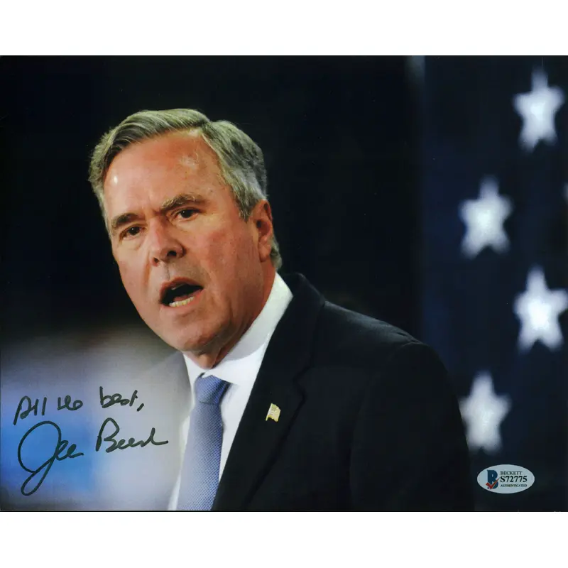 Jeb Bush "All The Best" Authentic Signed 8x10 Photo Autographed BAS #S72775
