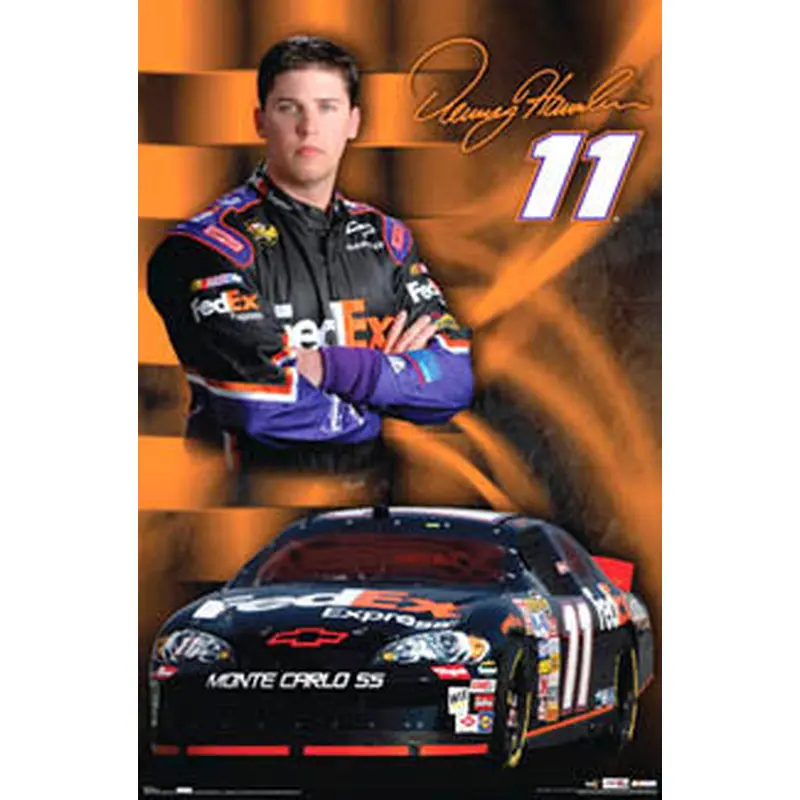 Denny Hamlin "Superstar" NASCAR Racing Official Poster - Costacos Sports 2007