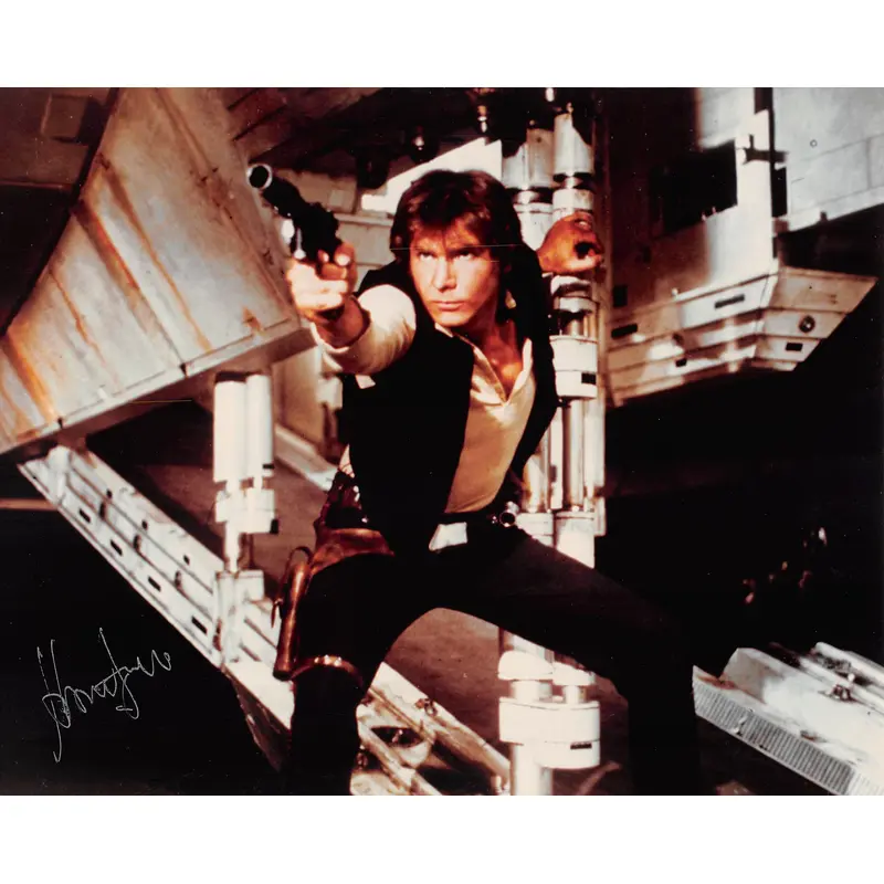 Harrison Ford Star Wars A New Hope Authentic Signed 8x10 Photo BAS #AE23039