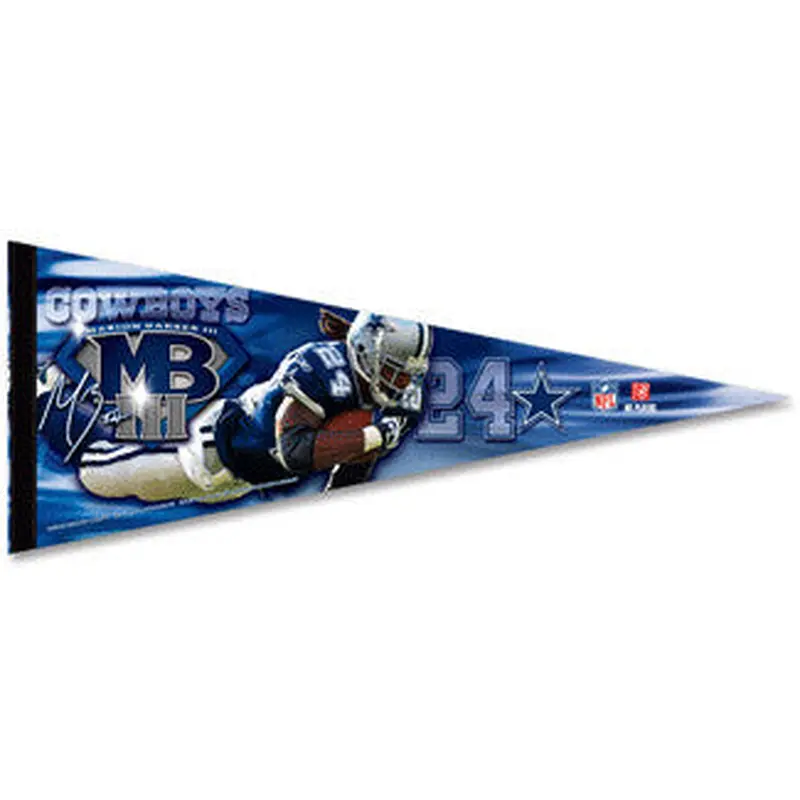 Marion Barber "MB III" Premium Felt Collector's Pennant (L.E. /2,008) - Wincraft