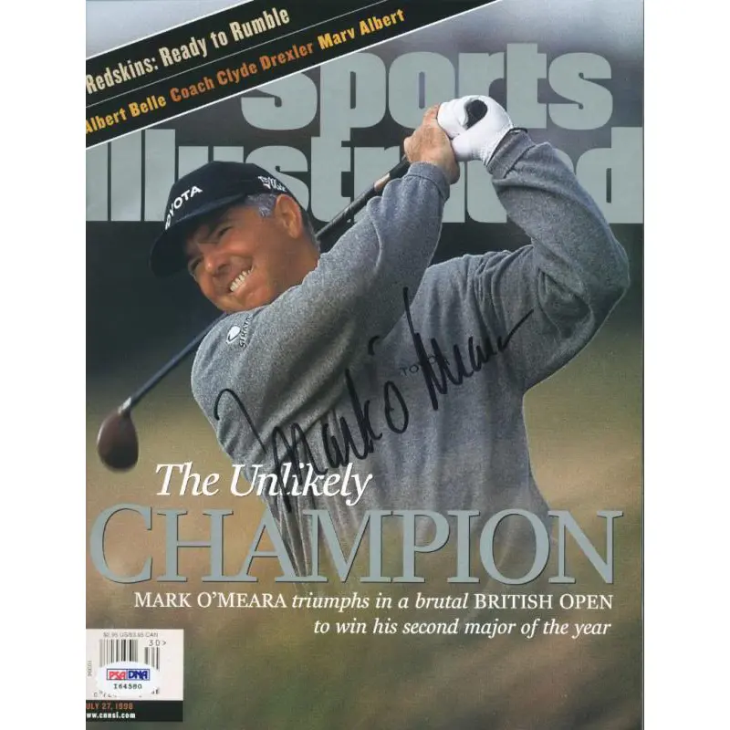 Mark O'Meara Golf Authentic Signed Sports Illustrated 1998 PSA/DNA #I64580
