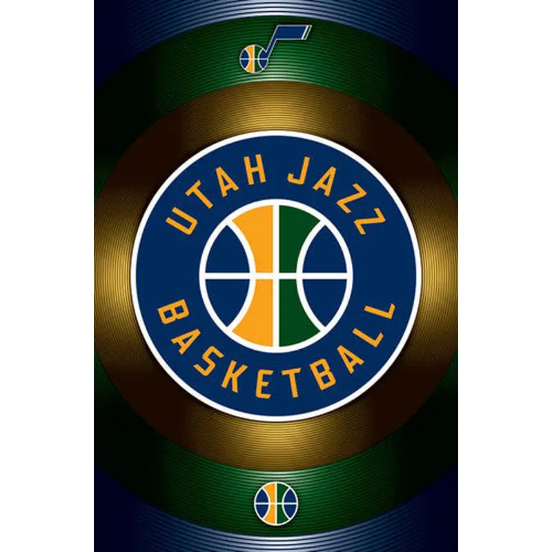Utah Jazz Official NBA Basketball Team Logo Poster - Trends International