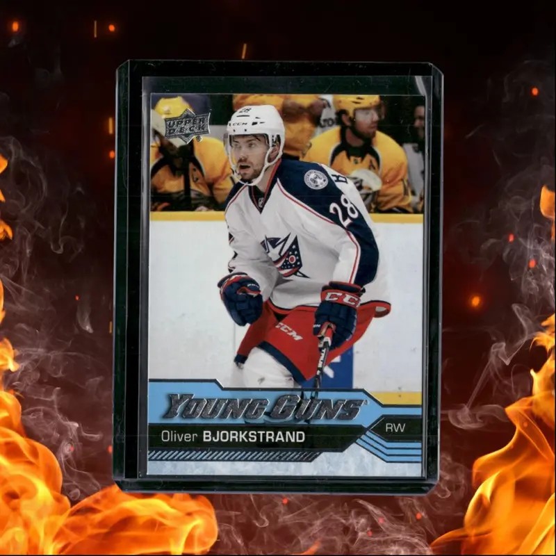 2016-17 Upper Deck Oliver Bjorkstrand Young Guns Rookie #243