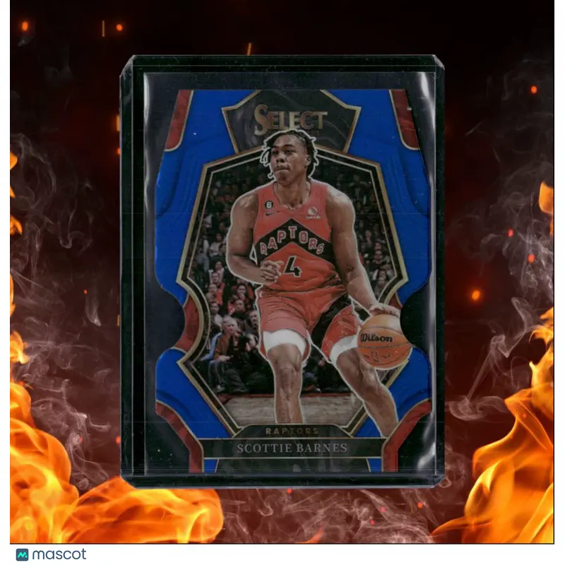 2022-23 Panini Select Scottie Barnes Blue Die-Cut Prizm Premier 053/249 #153