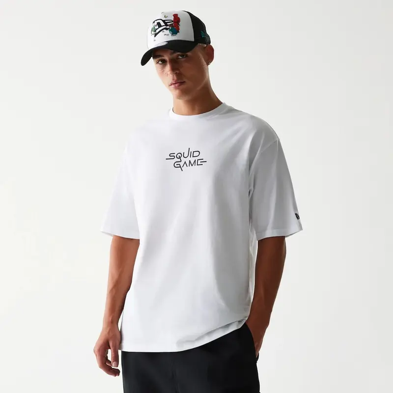 Netflix Squid Game White Oversized T-Shirt