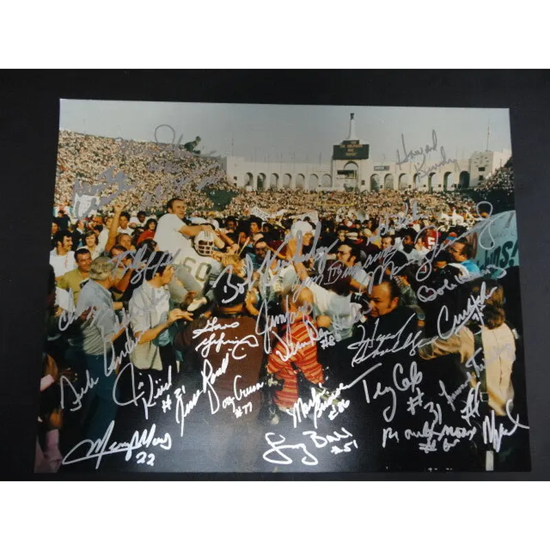 1972 Miami Dolphins Super Bowl Champs Team Signed 11x14 Photo 28 Sigs PSA DNA
