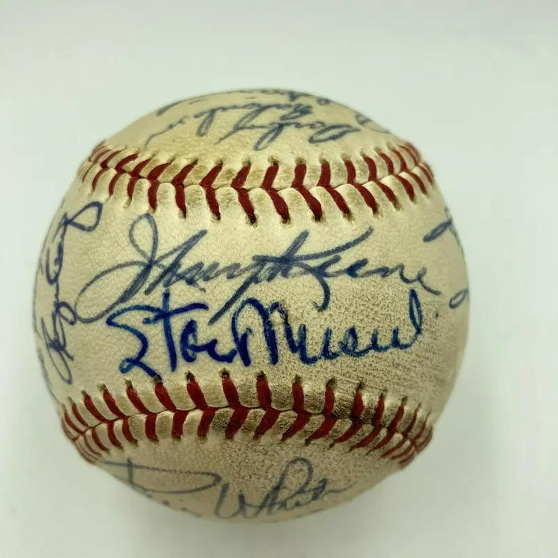 Beautiful 1964 St. Louis Cardinals World Series Champs Team Signed Baseball JSA