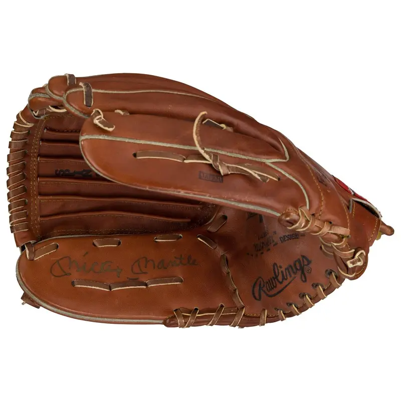 Mickey Mantle Signed High Quality Vintage Rawlings Baseball Glove PSA DNA COA