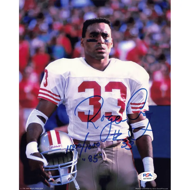 ROGER CRAIG signed 8x10 photo PSA/DNA San Francisco 49ers Autographed