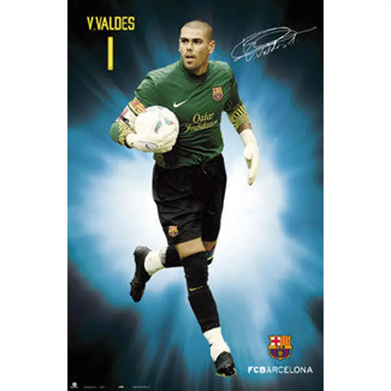 Victor Valdes "Signature Series" FC Barcelona 2011/12 Poster - G.E. (Spain)