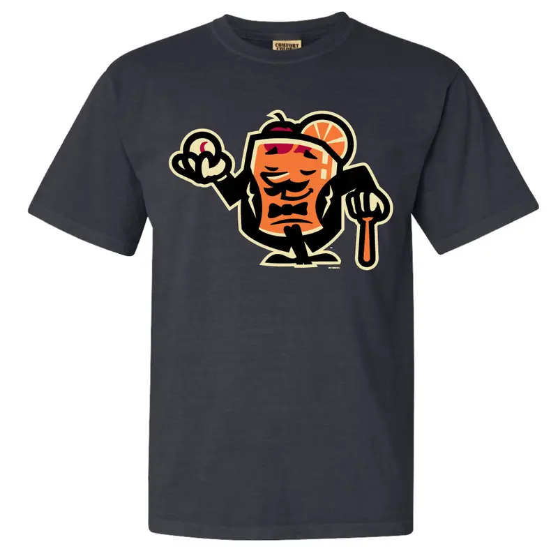Wisconsin Supper Clubbers Pigment Dyed Graphite Heather T-Shirt
