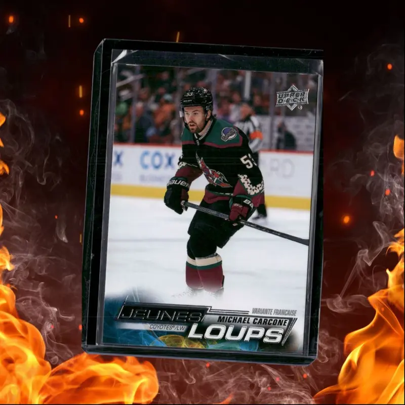 2022-23 Upper Deck Michael Carcone Young Guns French SP Rookie #491