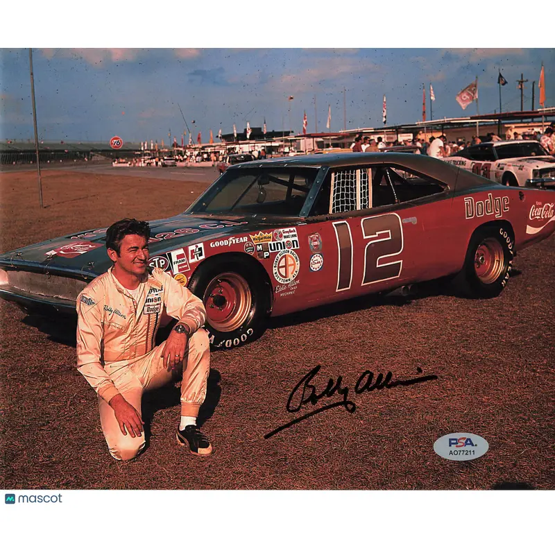 Bobby Allison Signed photo PSA NASCAR