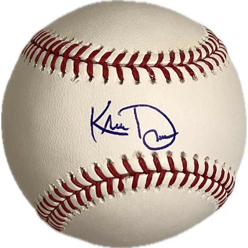 Khris Davis Signed Baseball PSA/DNA Oakland Athletics Autographed