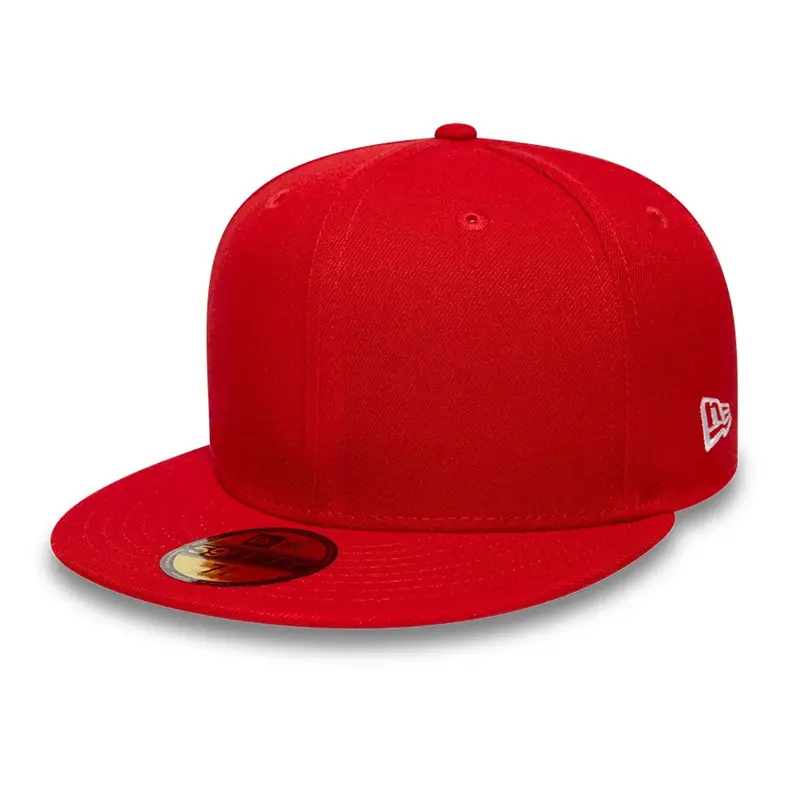 New Era Red 59FIFTY Fitted Cap
