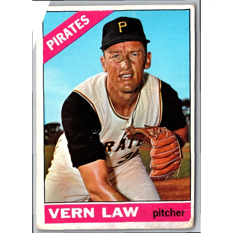 1966 Topps Vern Law #15