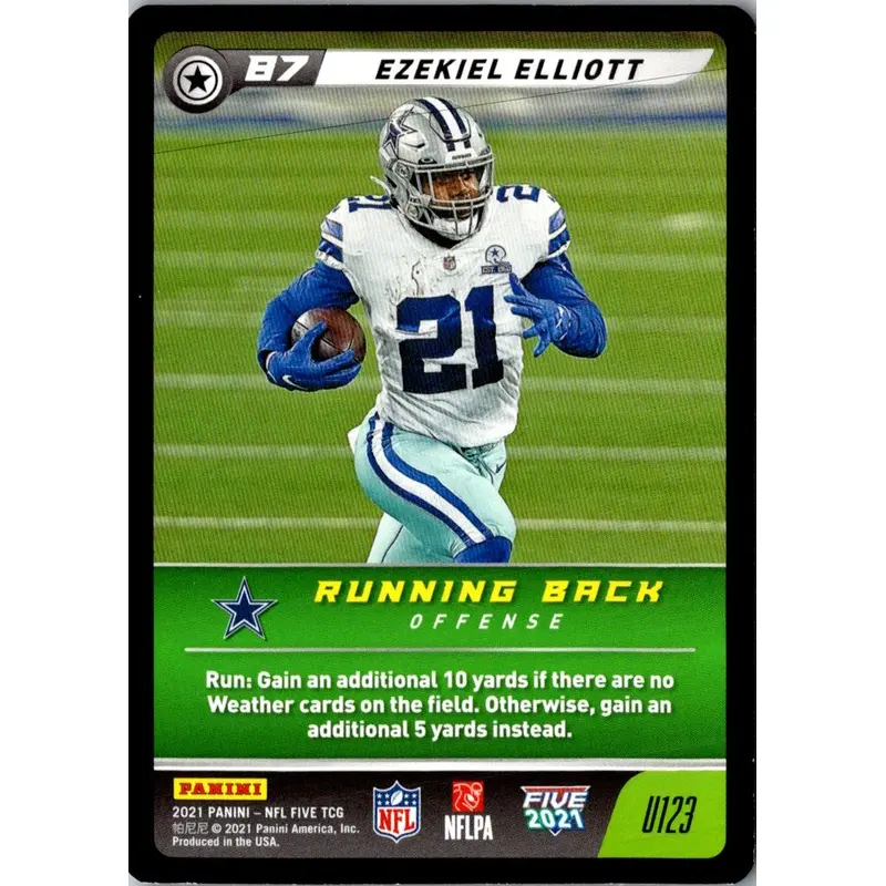 2021 Panini Absolute Green Ezekiel Elliott #50