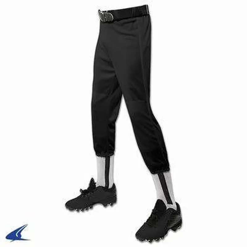 New Champro Cycle Pull-Up Pants W/Belt Loops Size Small Youth - Black