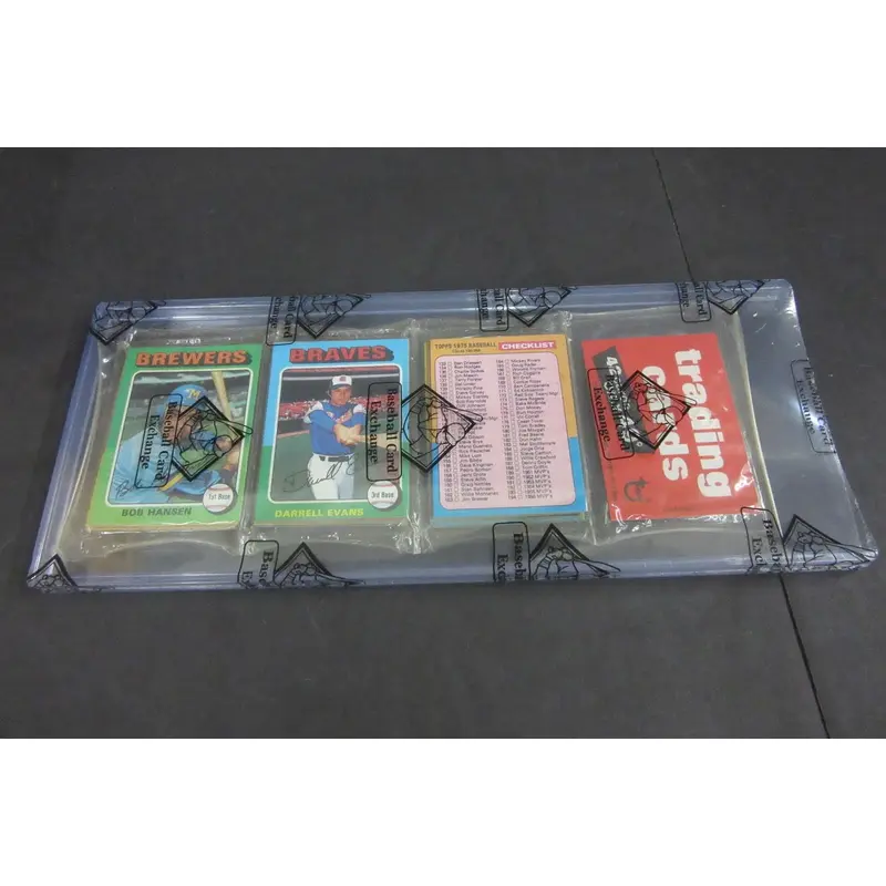 1975 Topps Baseball Unopened Rack Pack (Rod Carew Back)