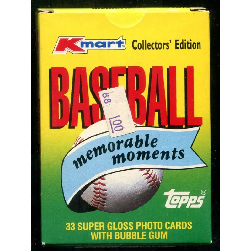 1988 Topps Baseball K-Mart Memorable Moments Factory Set