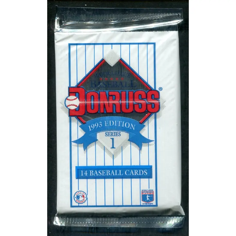 1993 Donruss Baseball Unopened Series 1 Pack (14)
