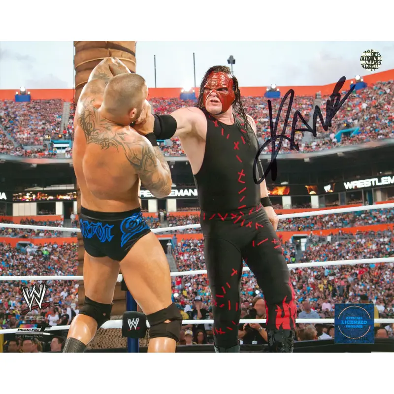 Kane Authentic Signed 8x10 Photo Autographed Wizard World #026363