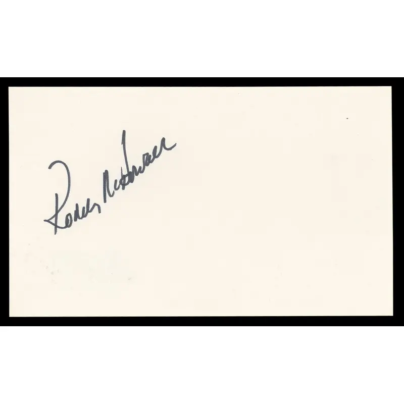 Roddy McDowall Planet Of The Apes Authentic Signed 3x5 Index Card BAS #BL98875