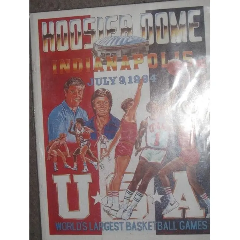 1984 U.S.A OLYMPIC BASKETBALL TEAM VS NBA ALL STARS PROGRAM