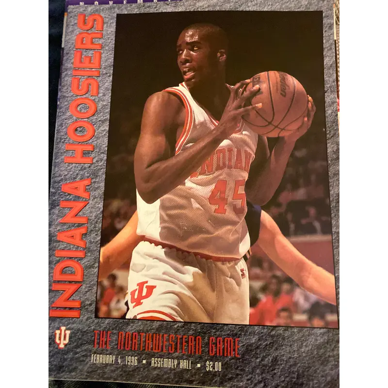 1996 Northwestern vs Indiana University Basketball Program