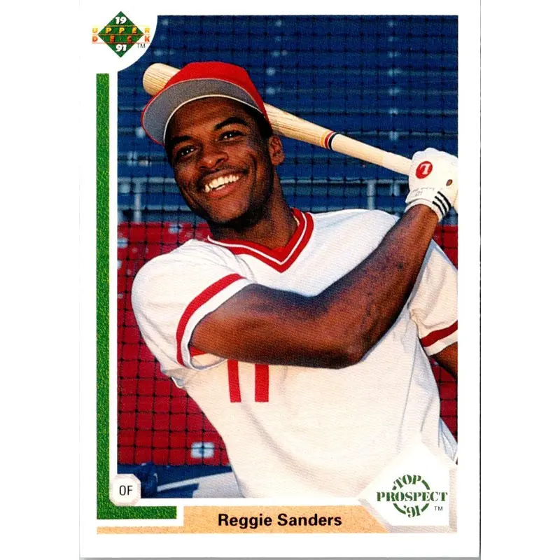 1991 Upper Deck Reggie Sanders #71 Rookie