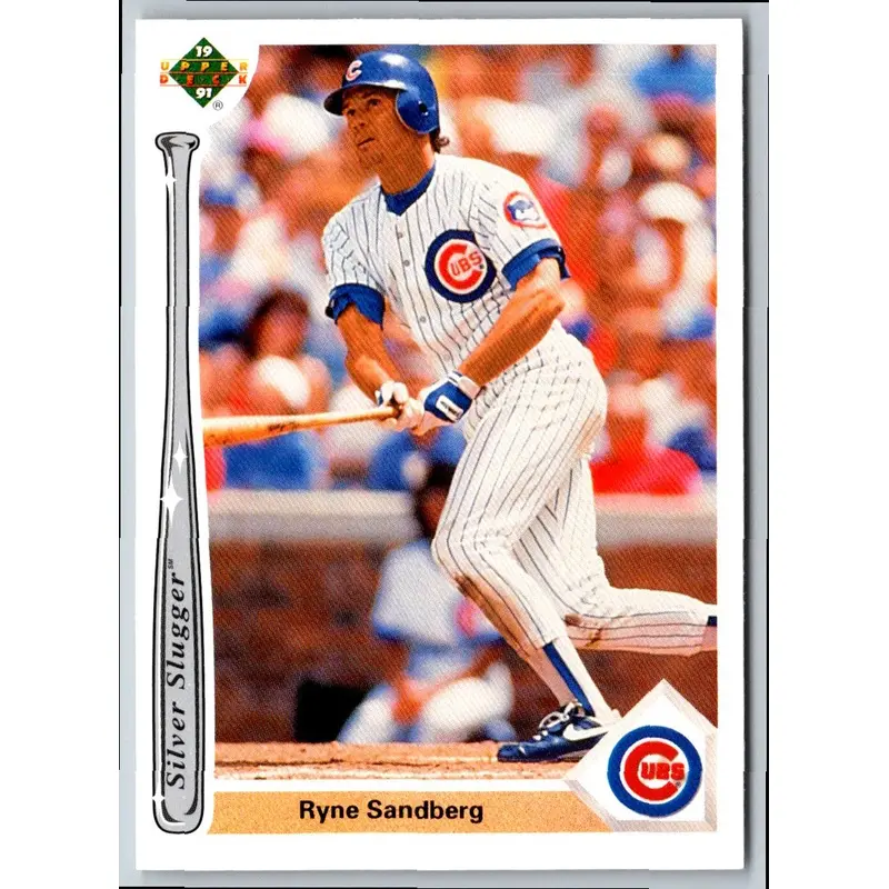 1991 Upper Deck Silver Sluggers Ryne Sandberg #SS8