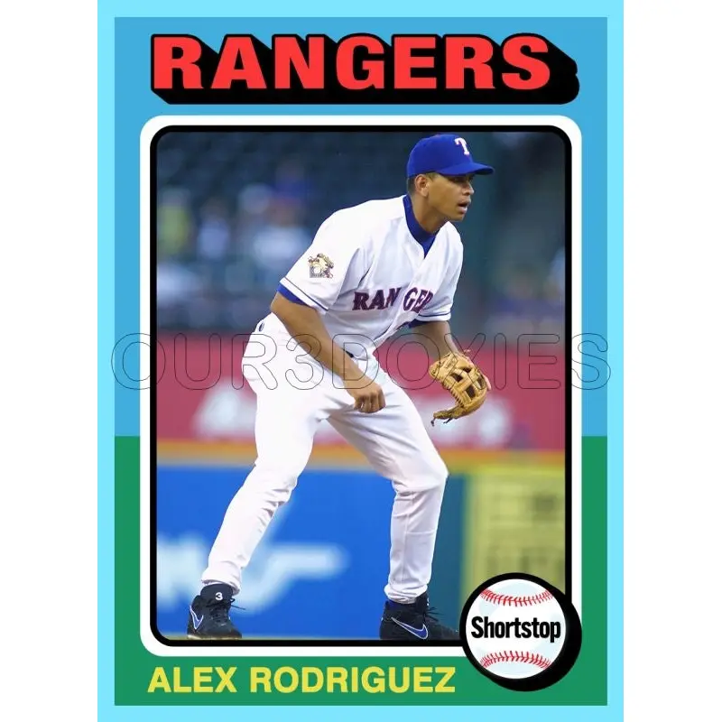 Alex Rodriguez 1975 Topps Custom Card - 4830