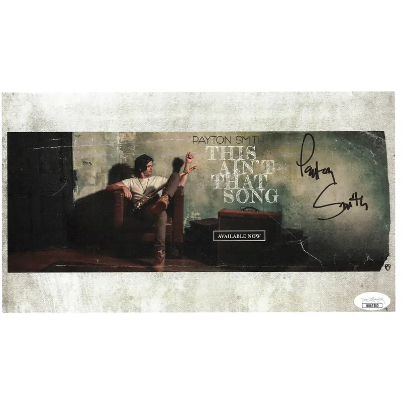 Payton Smith signed 8.5x11 photo JSA Autographed Country