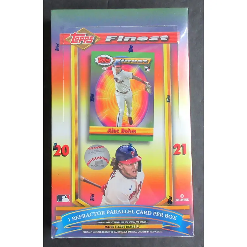 2021 Topps Finest Flashback Baseball Box
