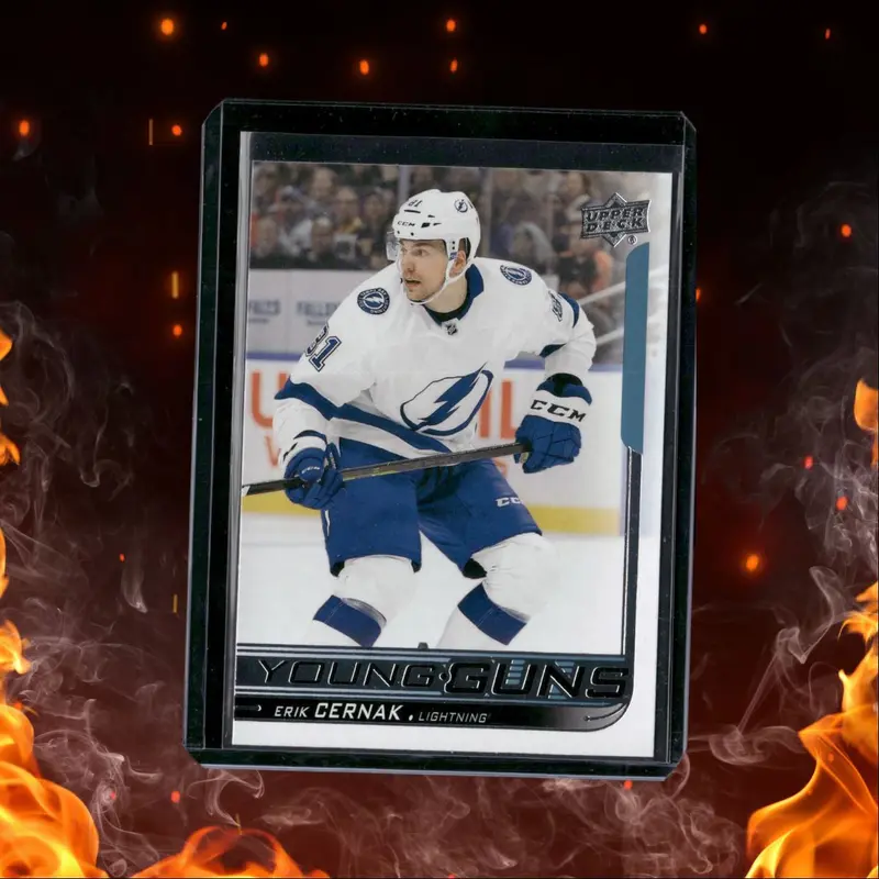 2018-19 Upper Deck Young Guns Erik Cernak Rookie #455
