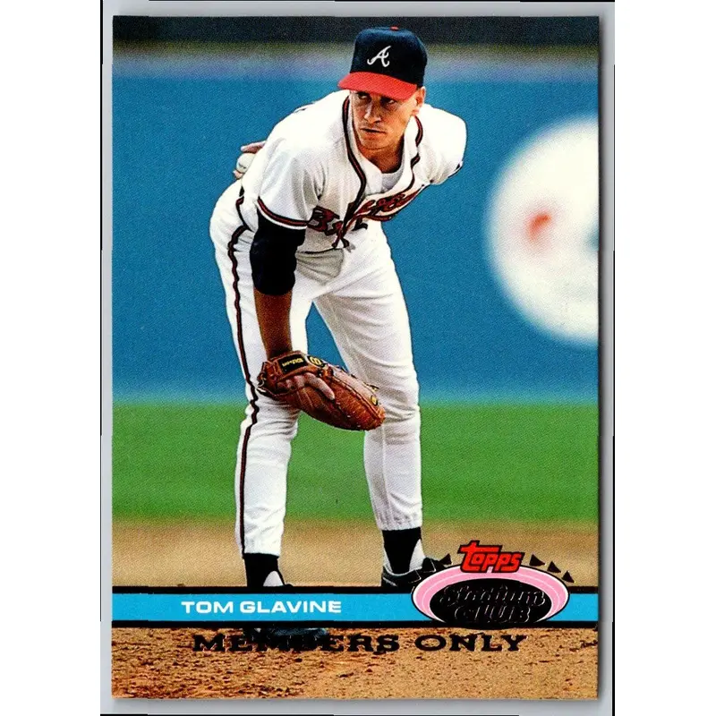 1991 Stadium Club Tom Glavine #558