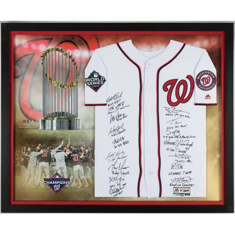 2019 Washington Nationals World Series Series Champs Team Signed Jersey Fanatics