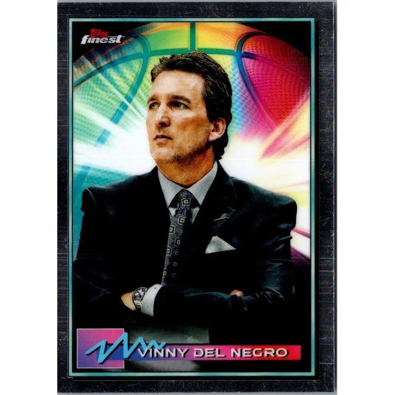 2021 Topps Finest Vinny Del Negro #48
