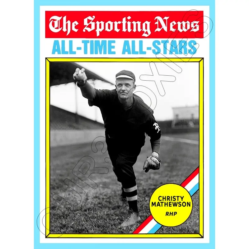 Christy Mathewson 1976 Topps AS Custom Card - 4868