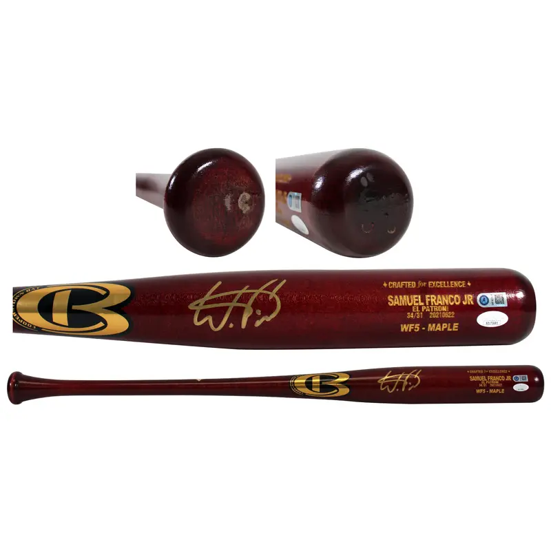 Rays Wonder Franco Authentic Signed Cooperstown Player Model Bat JSA #SD173685